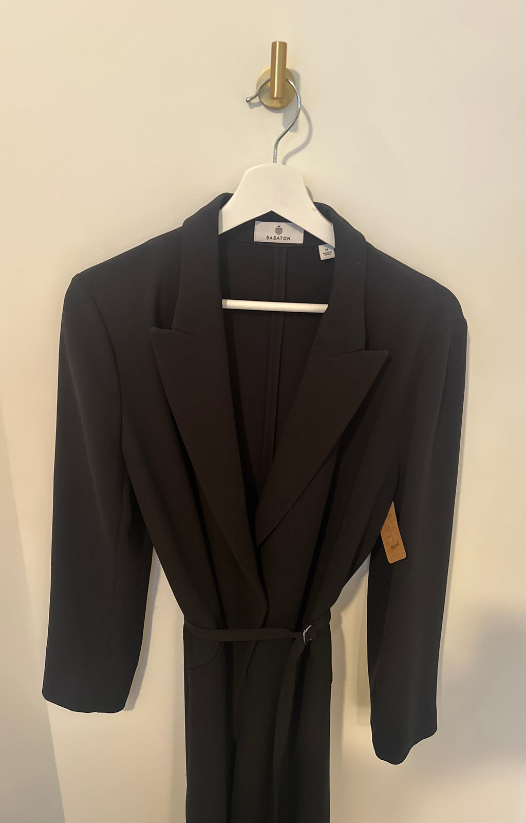 BABATON belted blazer jumpsuit Medium