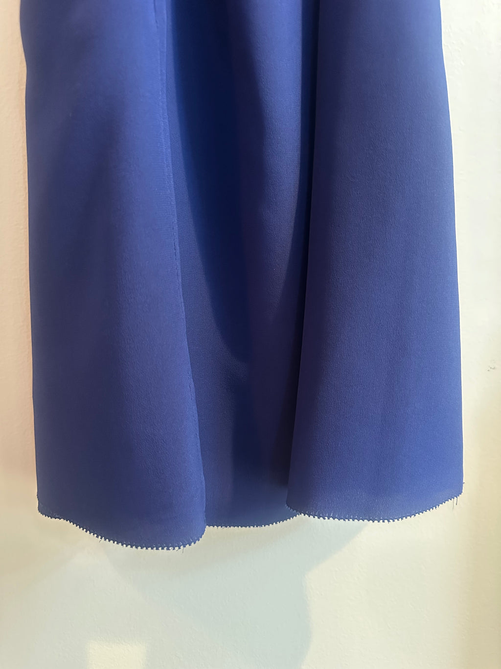 Wilfred 100% Silk Tassel Tie Dress – Royal Cobalt Blue | Size S