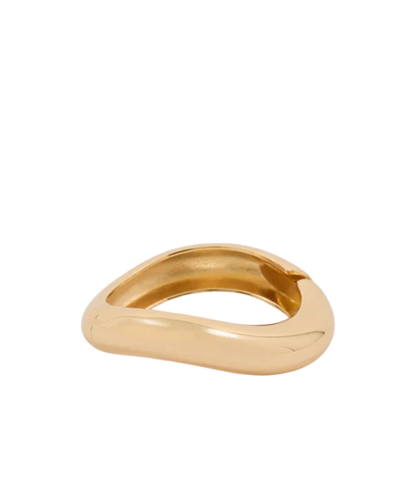 Jewelry Editorial Hinge Bracelets 14K Gold PVD- Recycled : Yellow Gold / Breeze