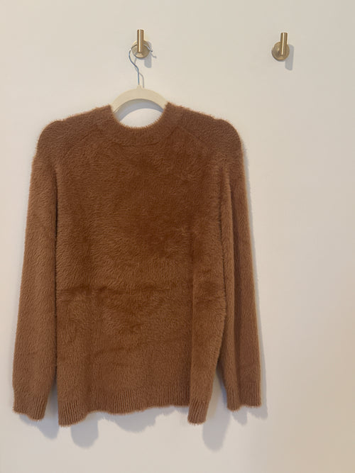 BABATON Long Sleeved Plush Over-sized Sweater