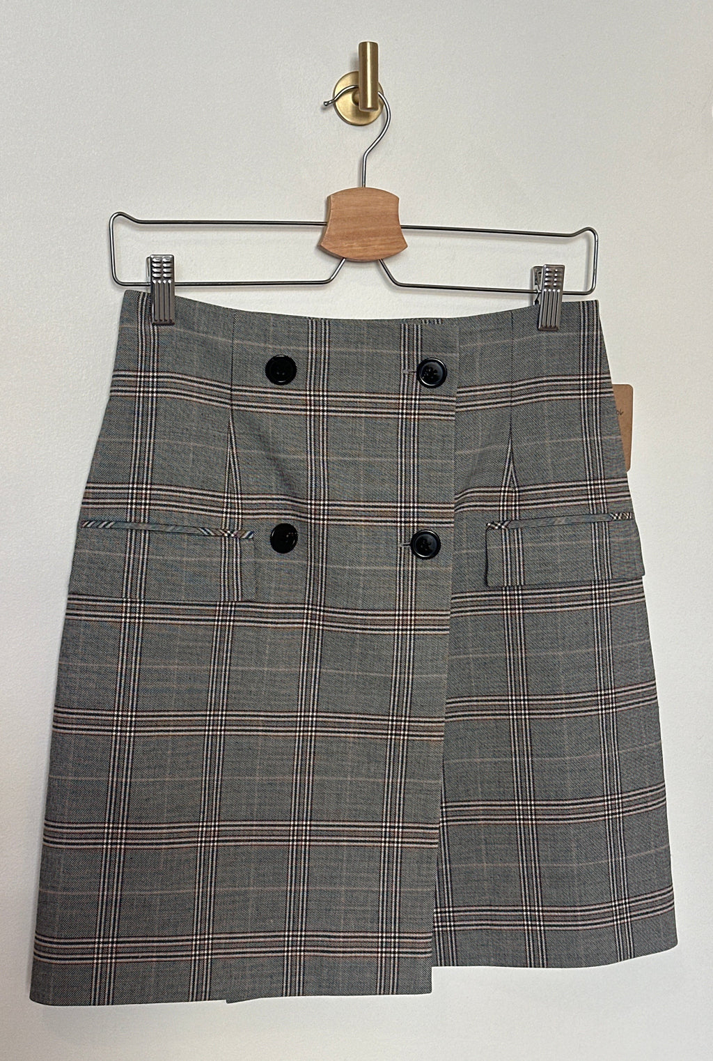 Judith & Charles Plaid Tailored Mini Skirt – Size 2