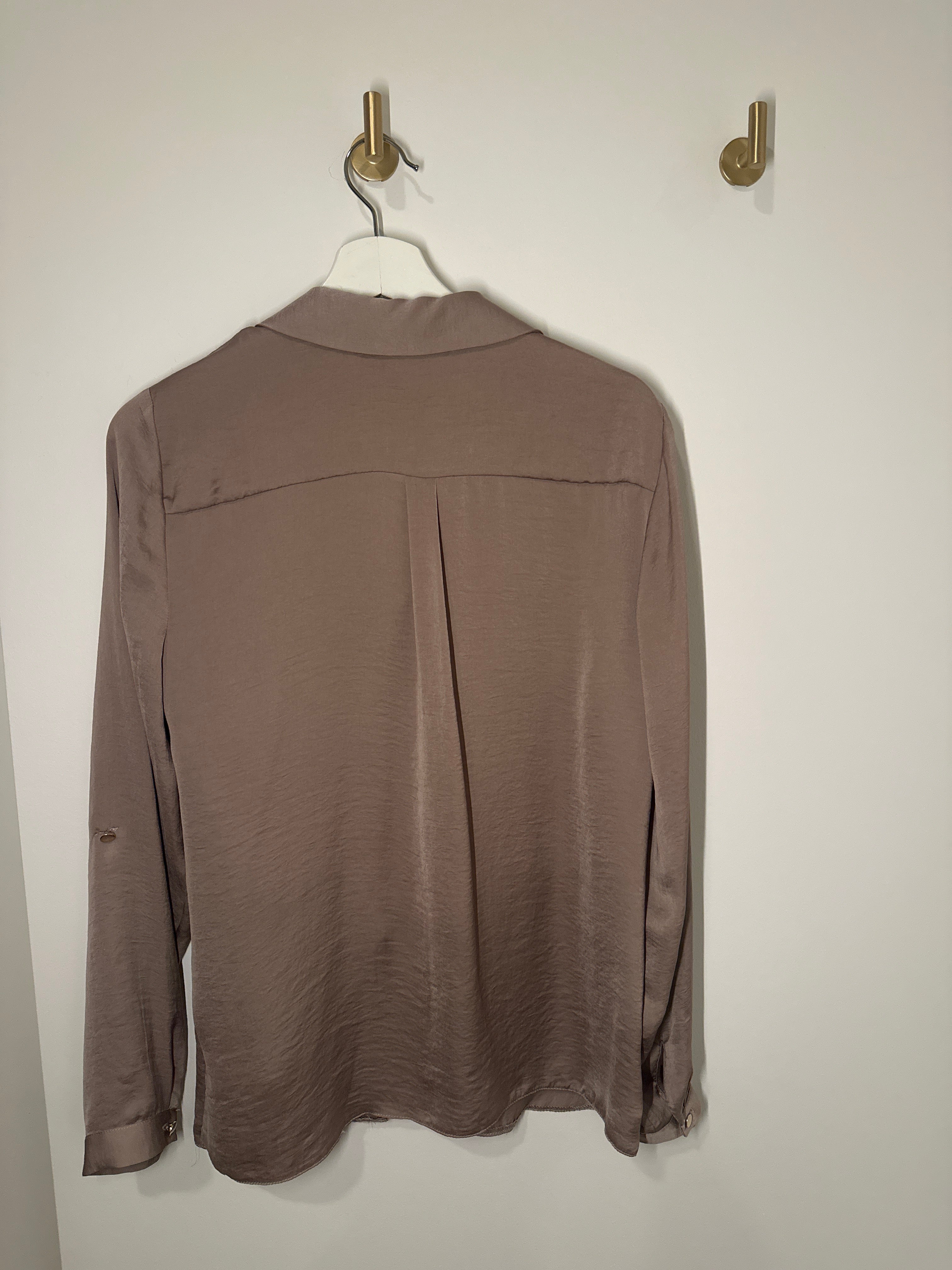 Apricot Taupe Blouse