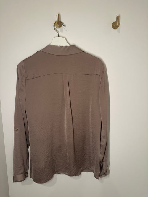 Apricot Taupe Blouse