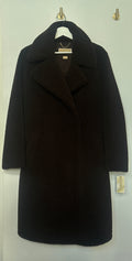 MICHAEL Michael Kors Chocolate Brown Teddy Coat XL