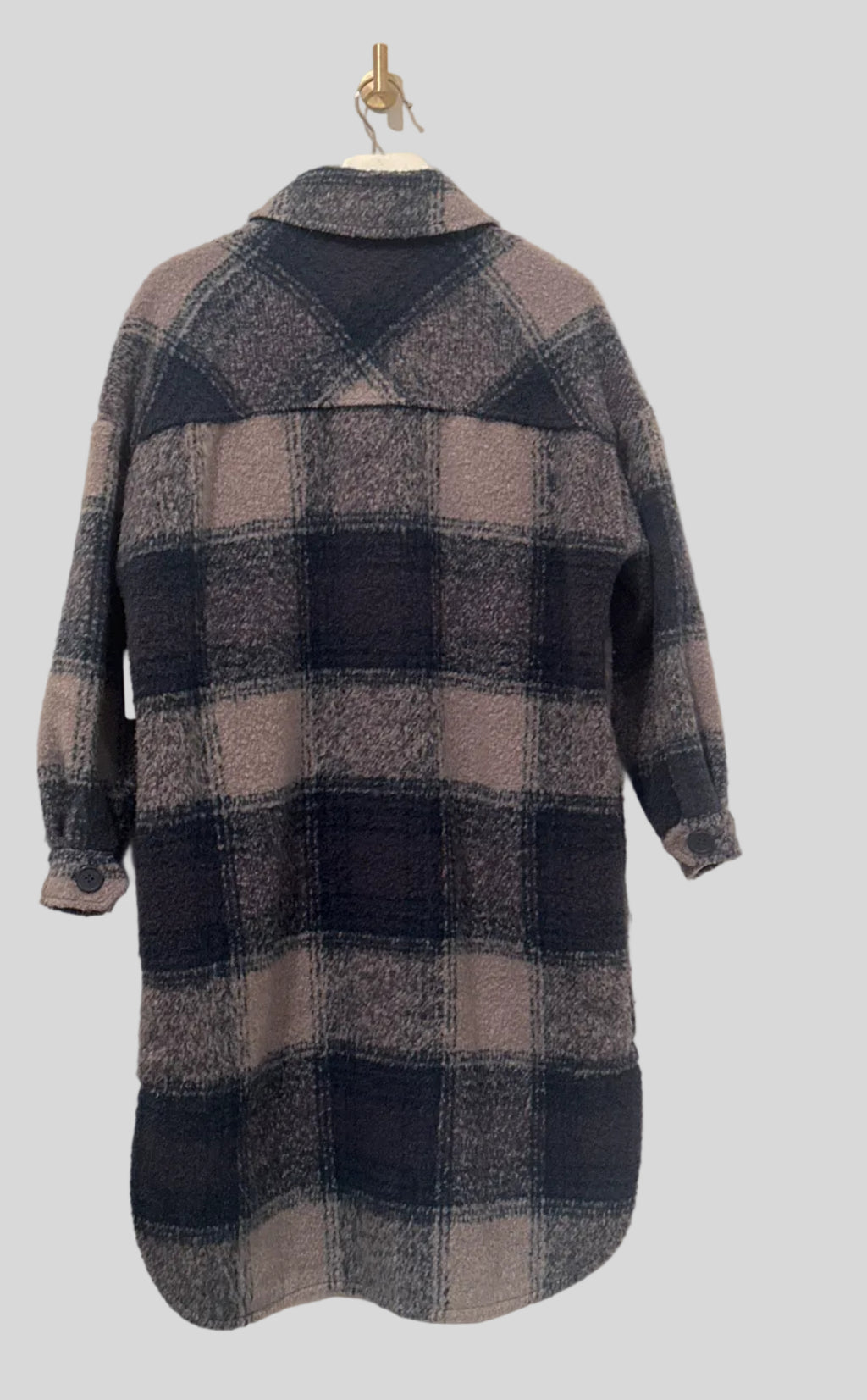 CLOTH BY DESIGN Shacket Style Long Oversized Coat