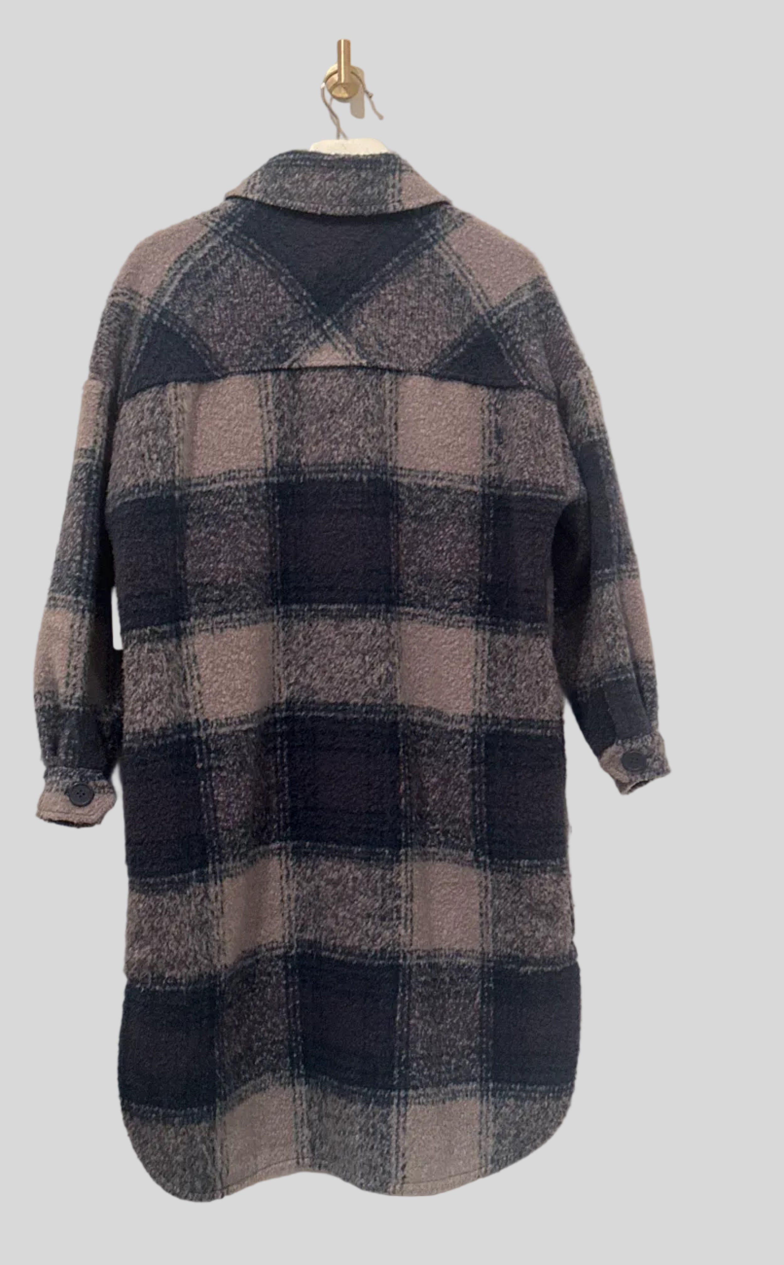 CLOTH BY DESIGN Shacket Style Long Oversized Coat