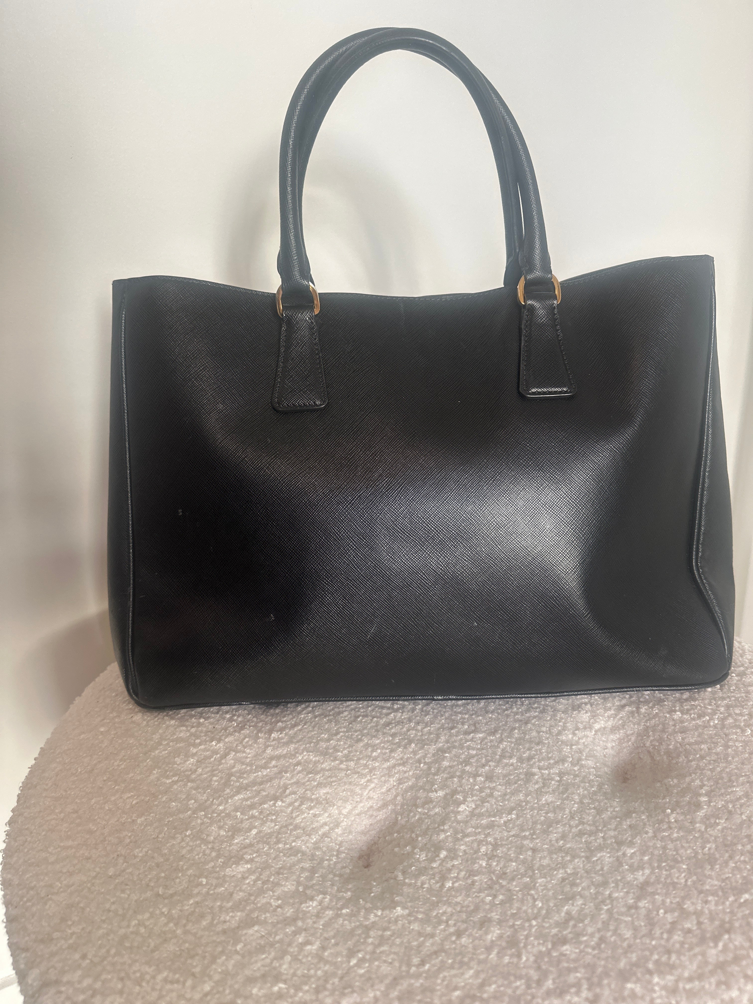 Prada Saffiano Leather Medium Tote Bag