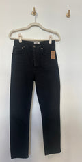 AGOLDE Riley Long Black Denim