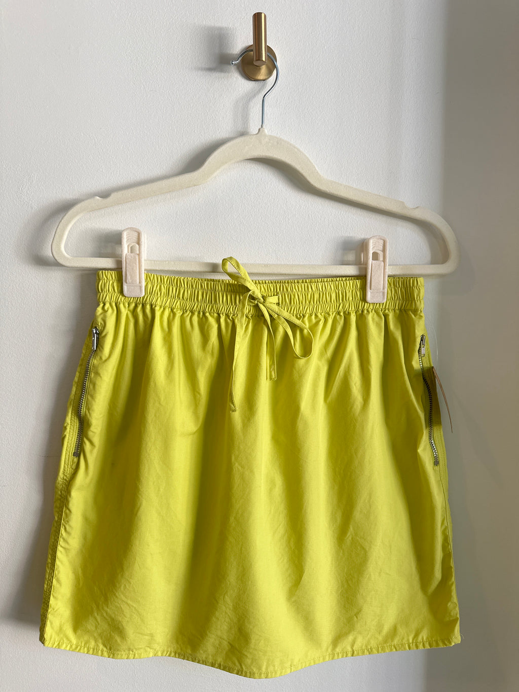 SAMSØE SAMSØE Acid Green Drawstring Skirt | Size S