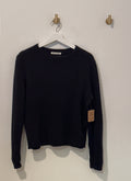 Reformation Jeans Black Cashmere Sweater M *AS-IS*