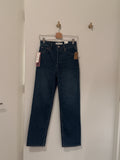 DENIM FORUM DENIM HIGH RISE STRAIGHT 'THE ARLO' SIZE 26