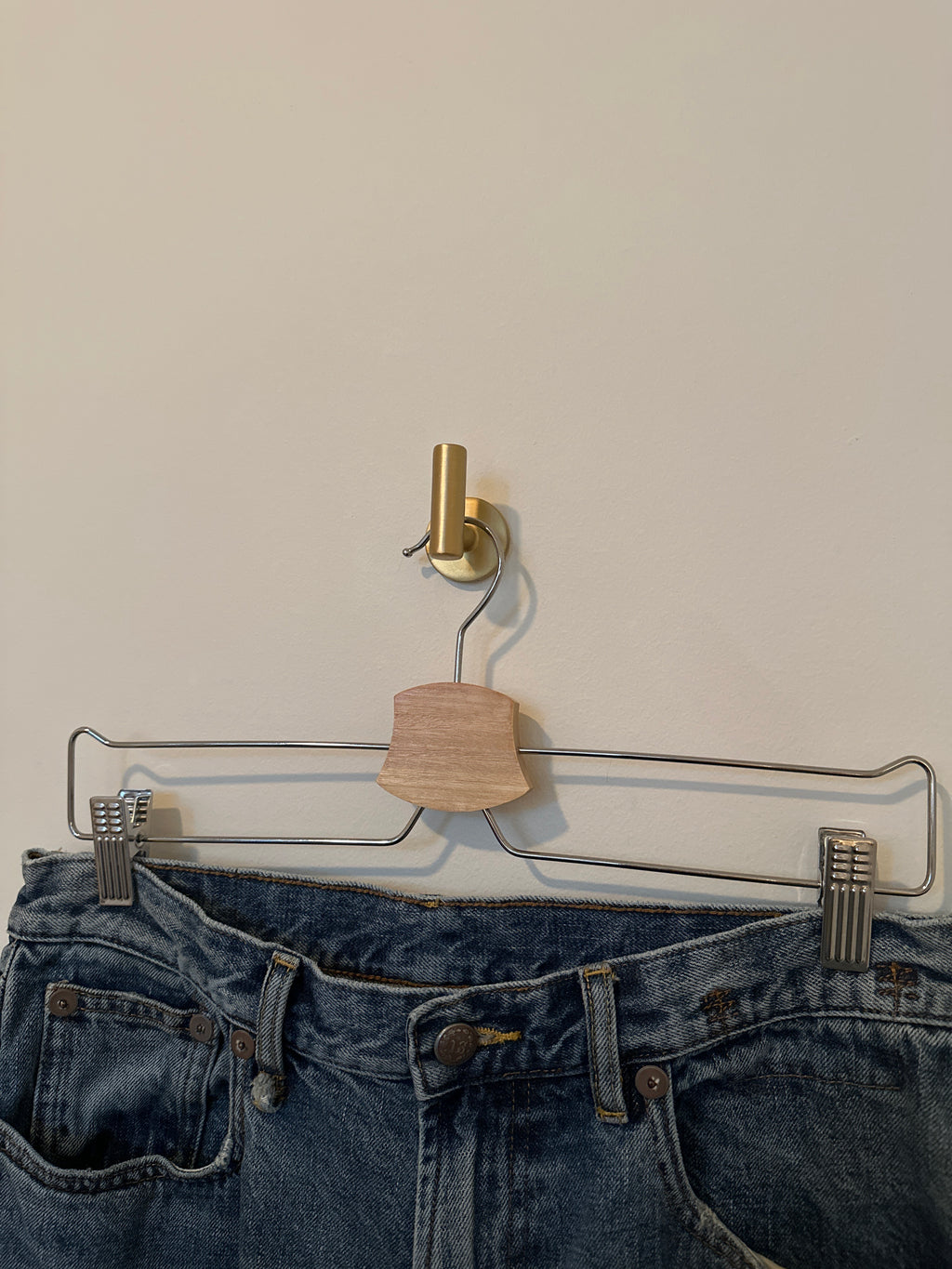 R13 Japanese Denim Wide Leg Distressed Hem Jeans 28