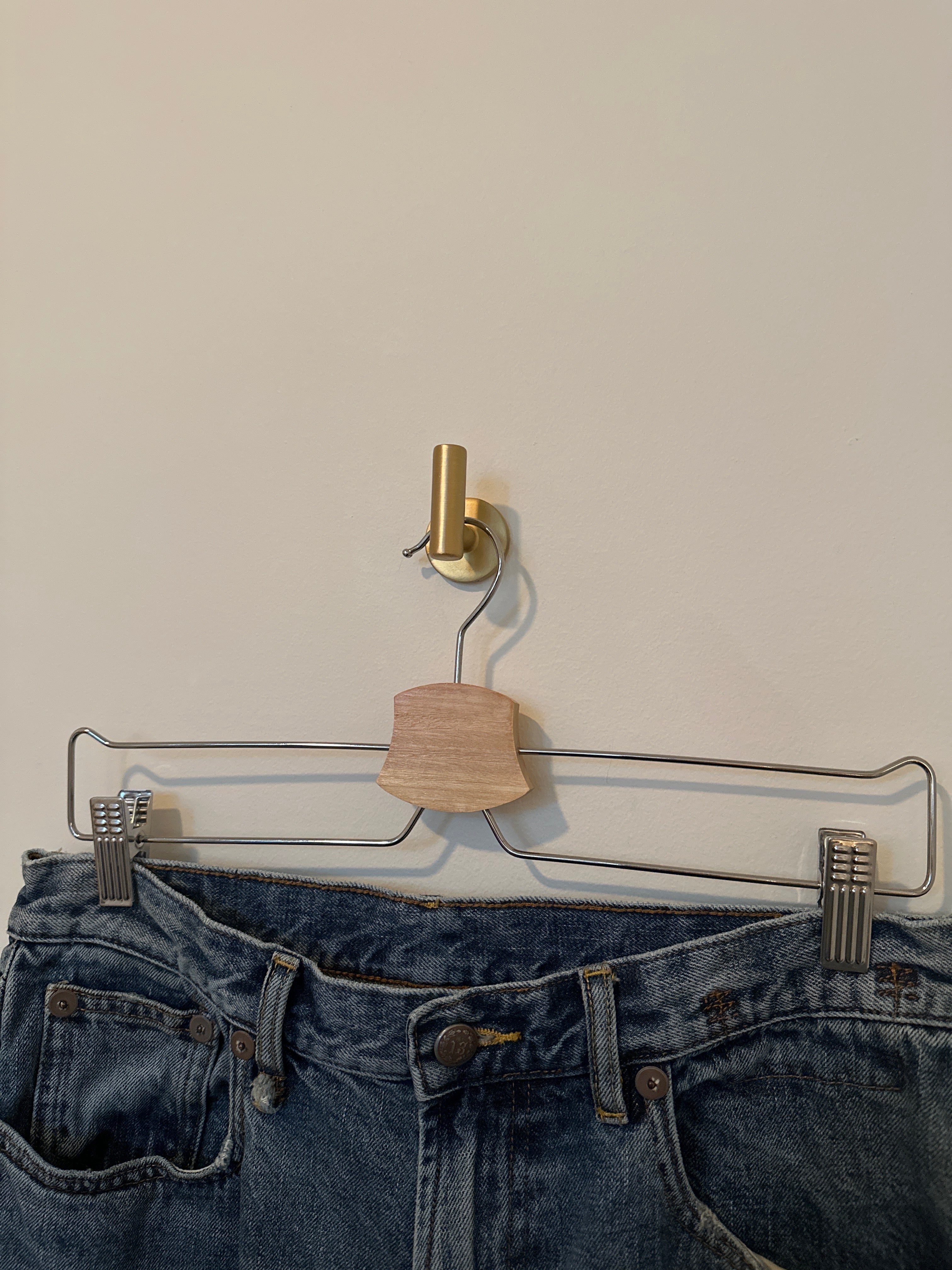 R13 Japanese Denim Wide Leg Distressed Hem Jeans 28