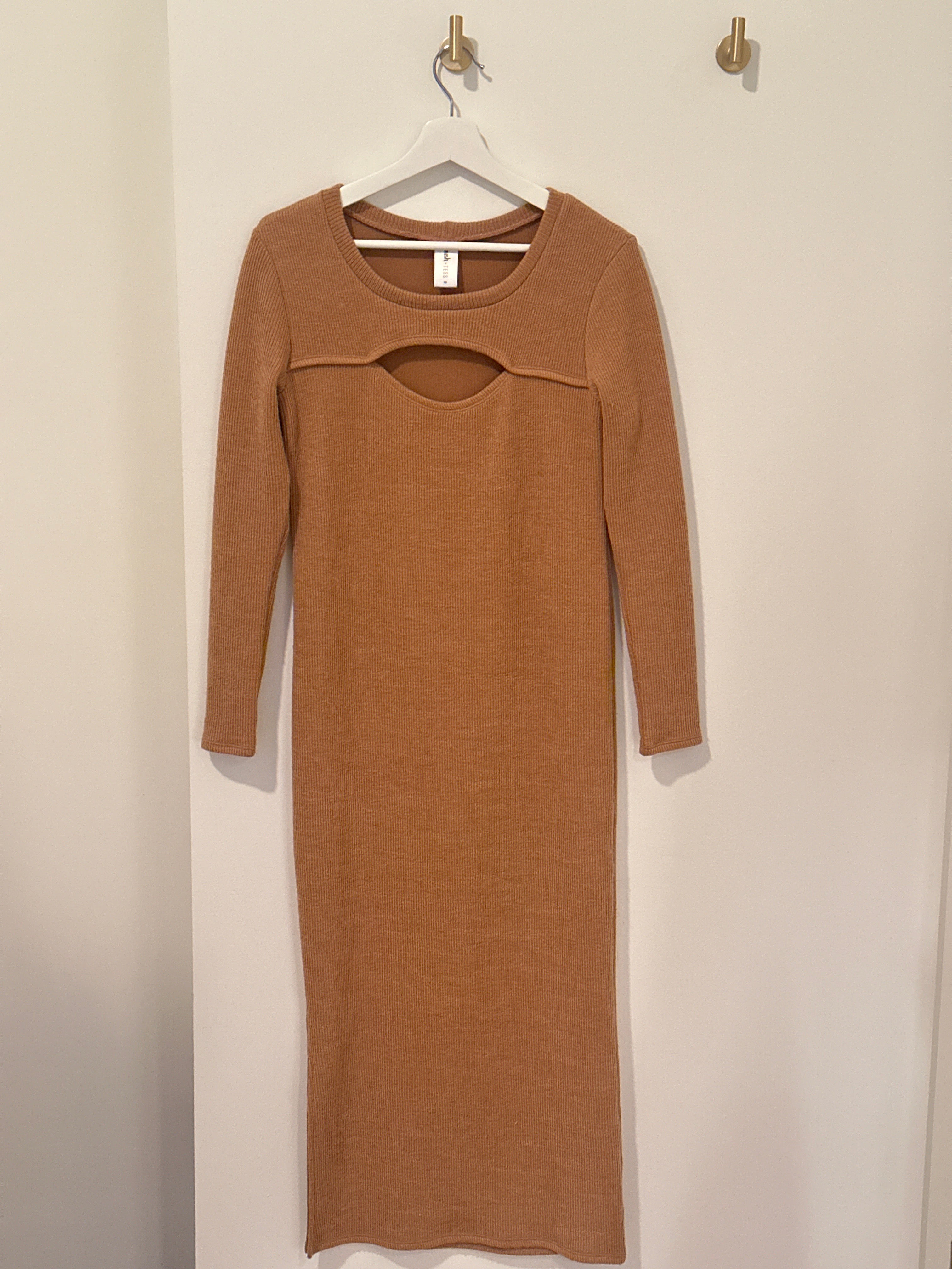 Smash + TESS Long Sleeve Knit Maxi Dress