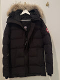 CANADA GOOSE Mid Length Goose Down Fur Trimmed Removable Hood Parka