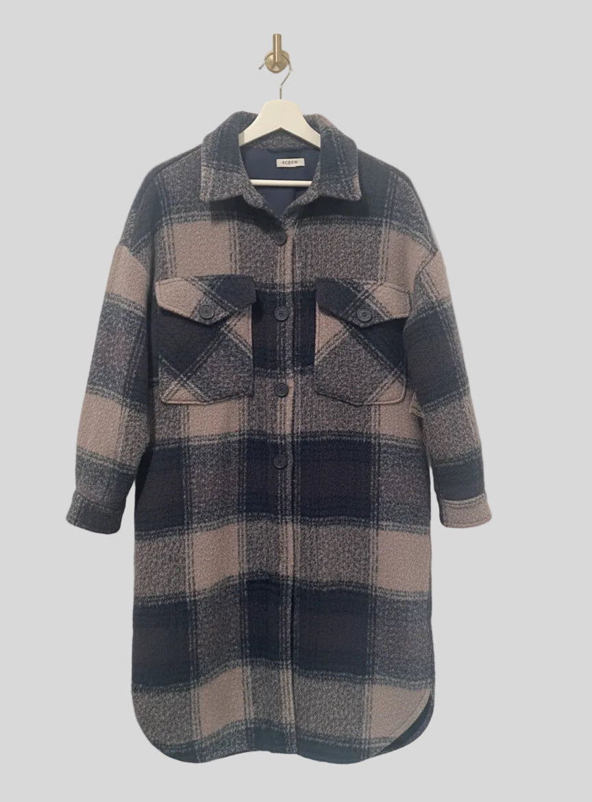 CLOTH BY DESIGN Shacket Style Long Oversized Coat