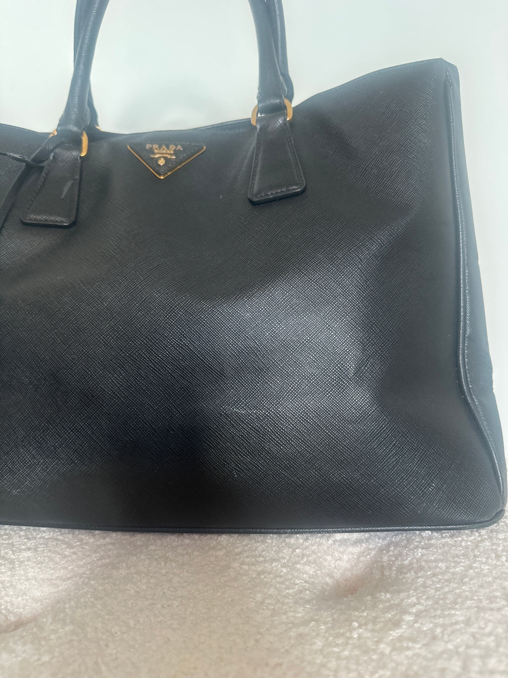 Prada Saffiano Leather Medium Tote Bag