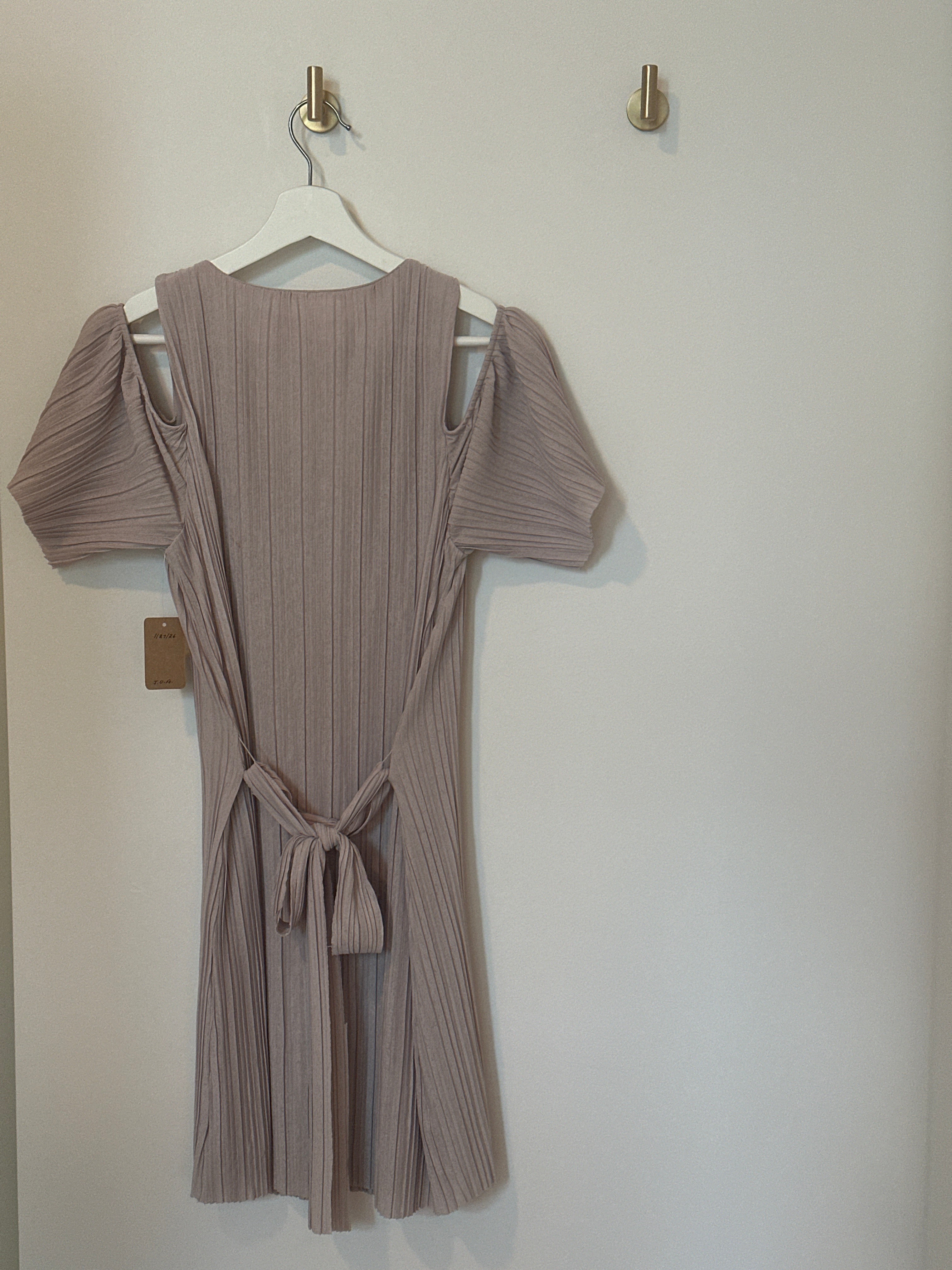 J.O.A. Accordion Pleated Dress