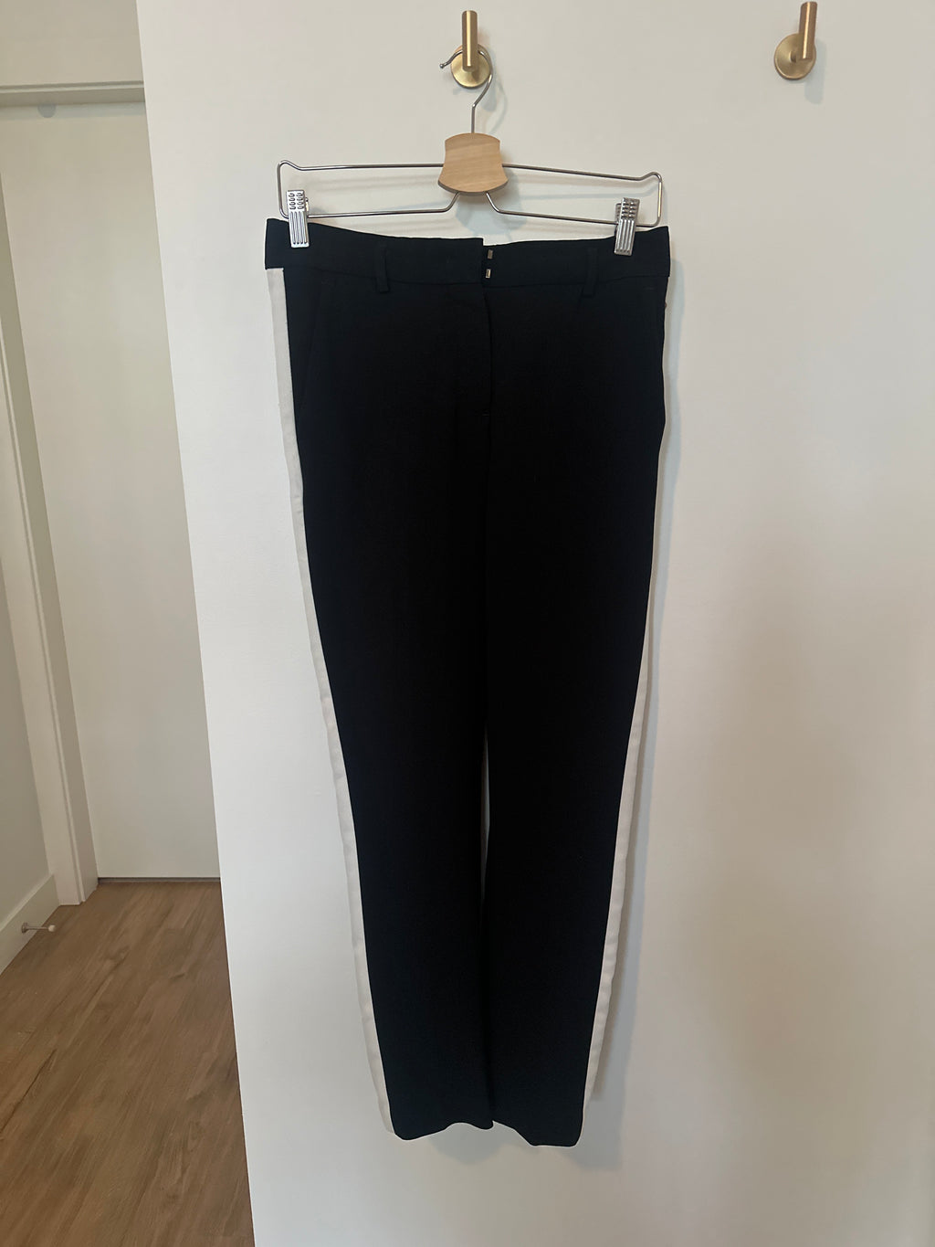 BABATON Black & White Tuxedo Pant