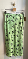 Topshop Floral Slip Midi Skirt | Size US 4