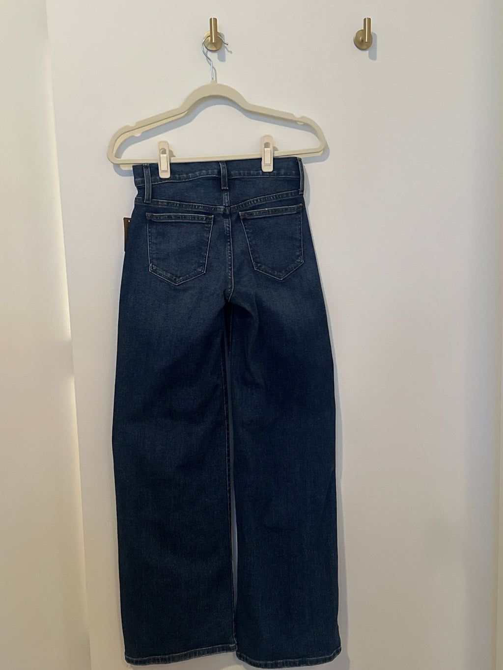 JOE'S Dark Denim Low Rise Wide Leg Jean
