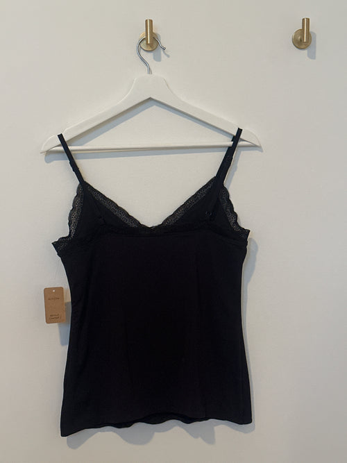 ARITZIA Lace Trimmed Black Camisole