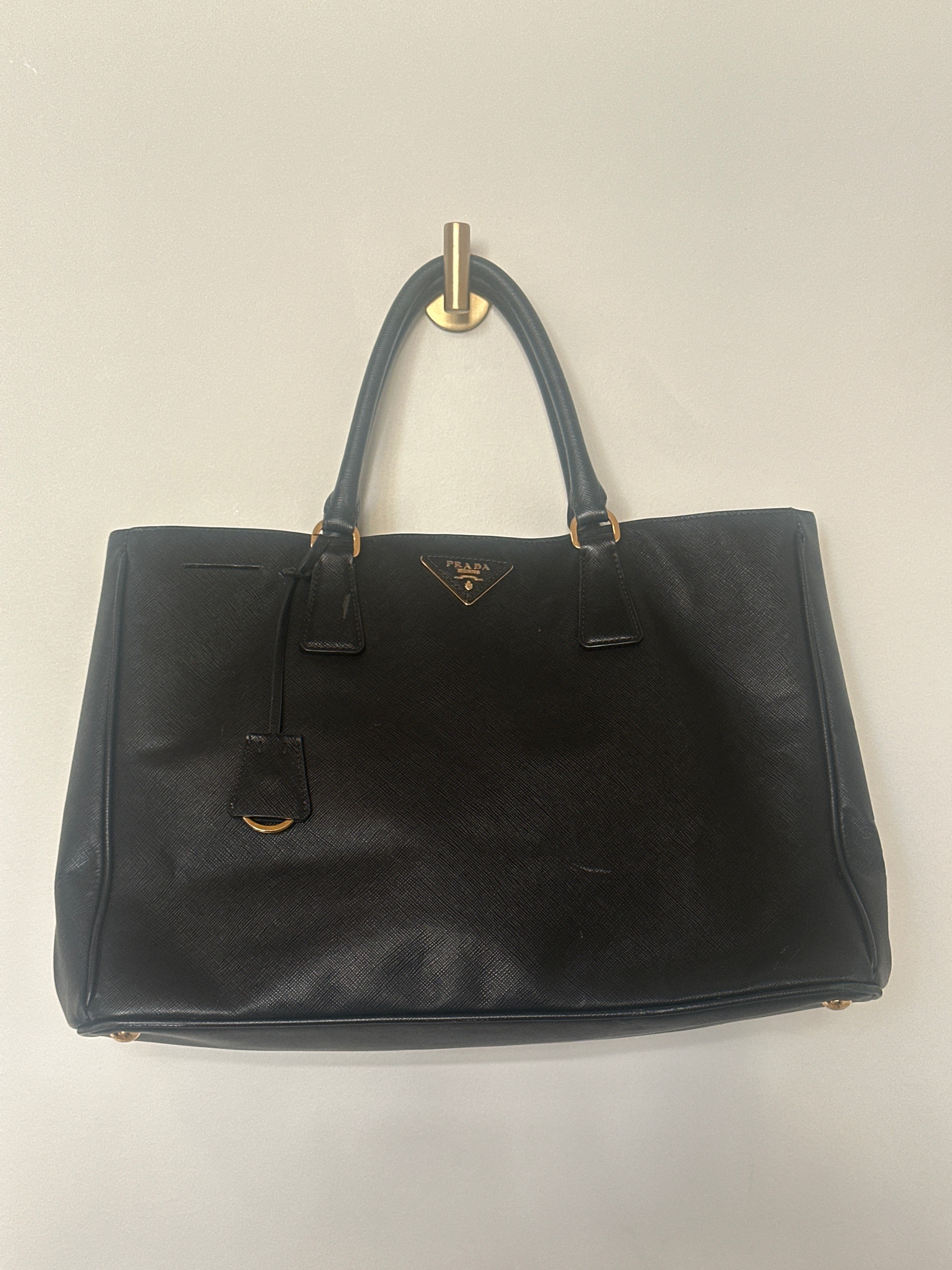Prada Saffiano Leather Medium Tote Bag