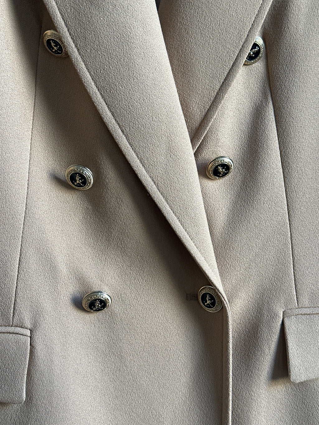 ZARA Camel Double-Breasted Blazer – Size M (BNWT)