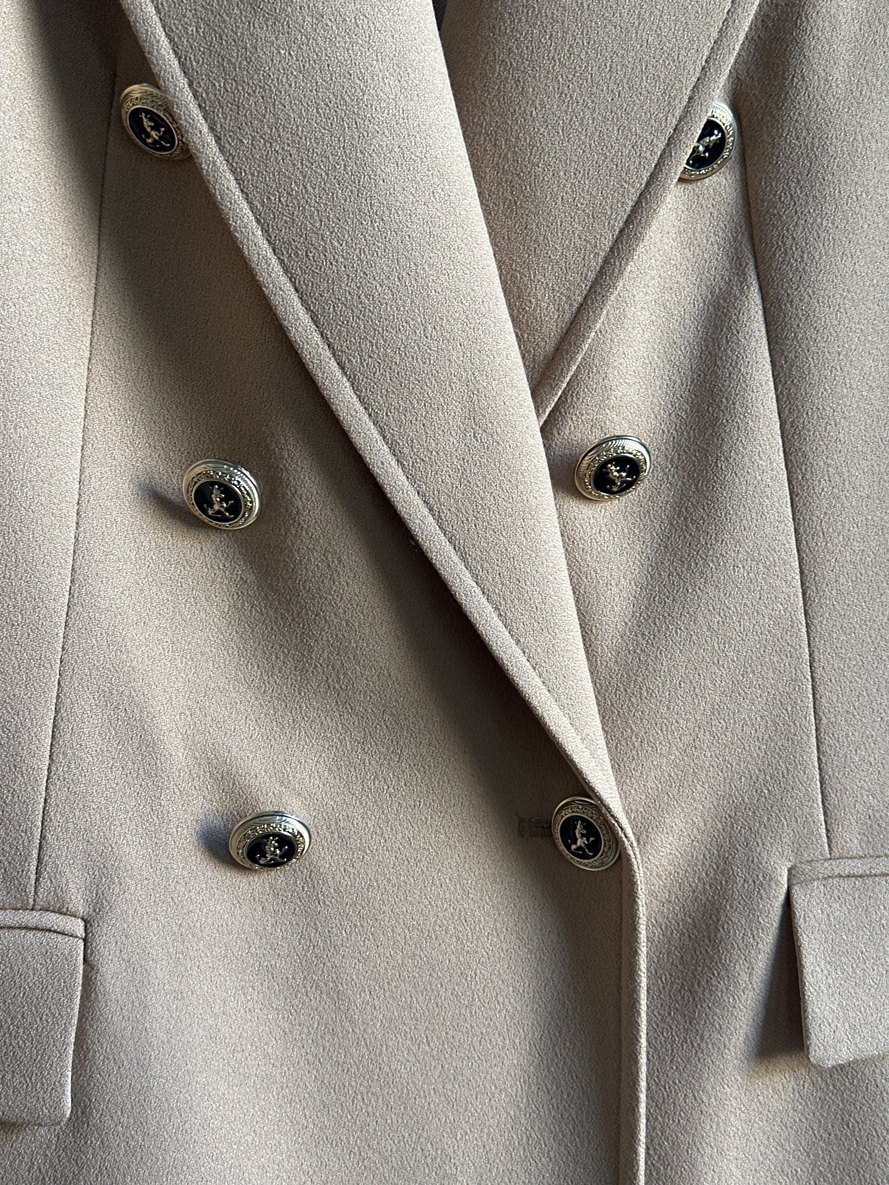 ZARA Camel Double-Breasted Blazer – Size M (BNWT)