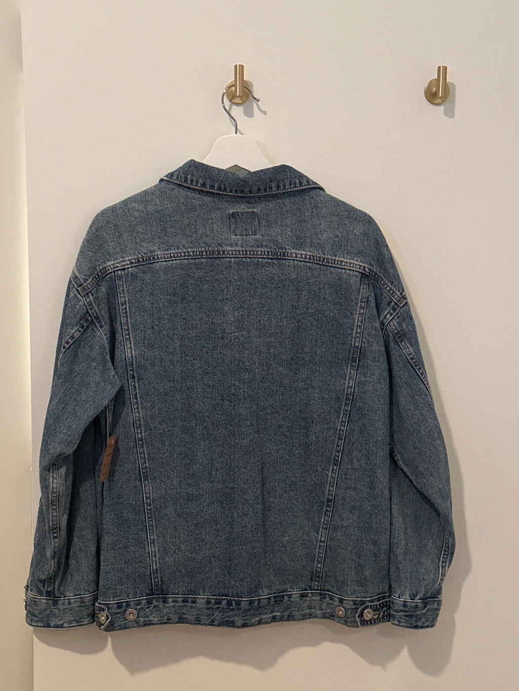 wild fable Over-sized Light Wash Denim Jacket