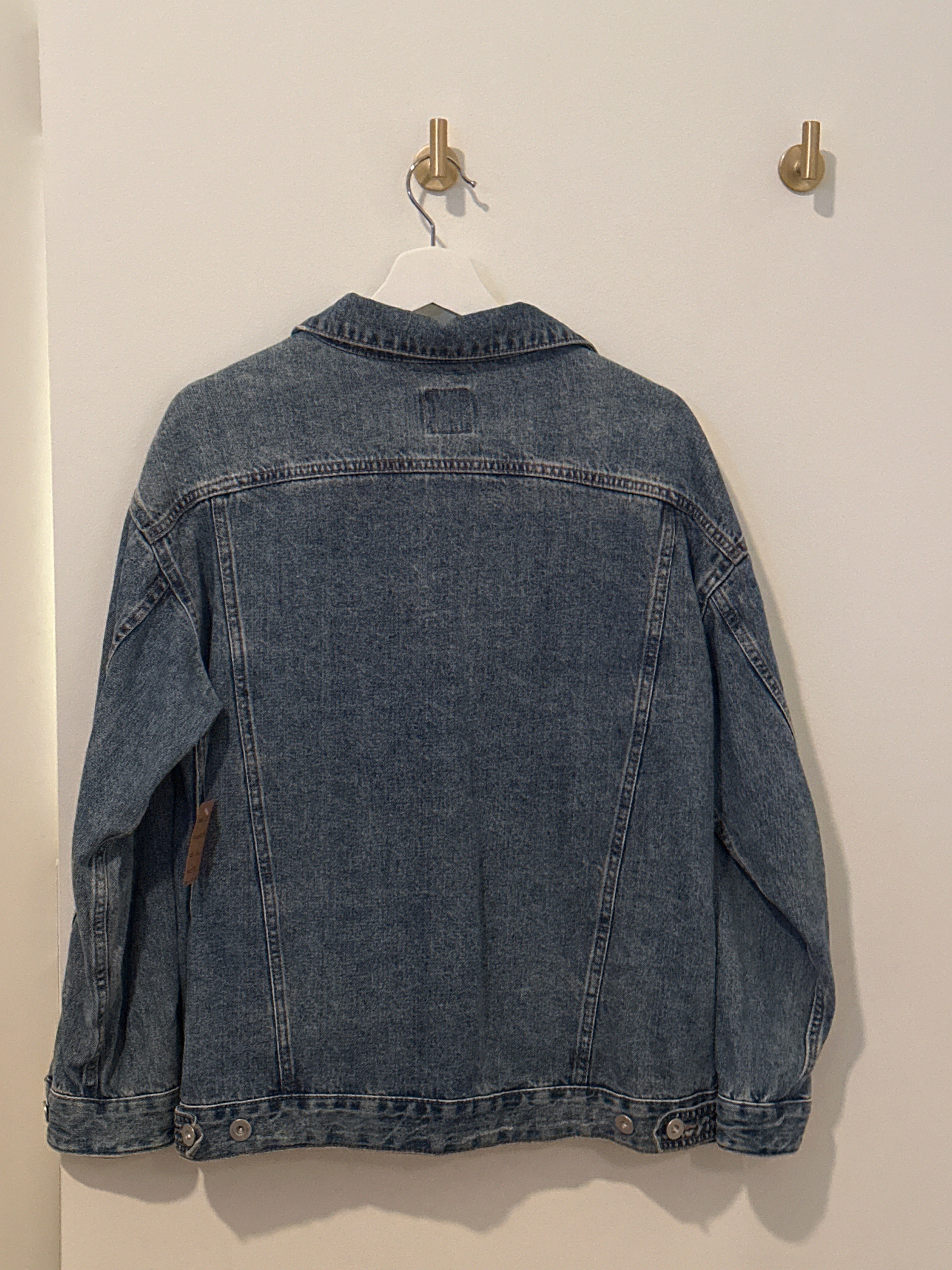 wild fable Over-sized Light Wash Denim Jacket