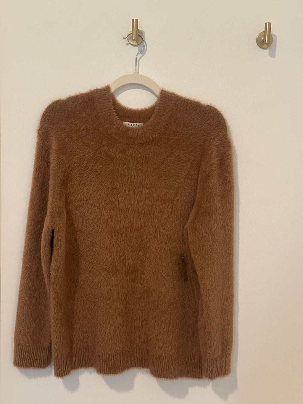 BABATON Long Sleeved Plush Over-sized Sweater