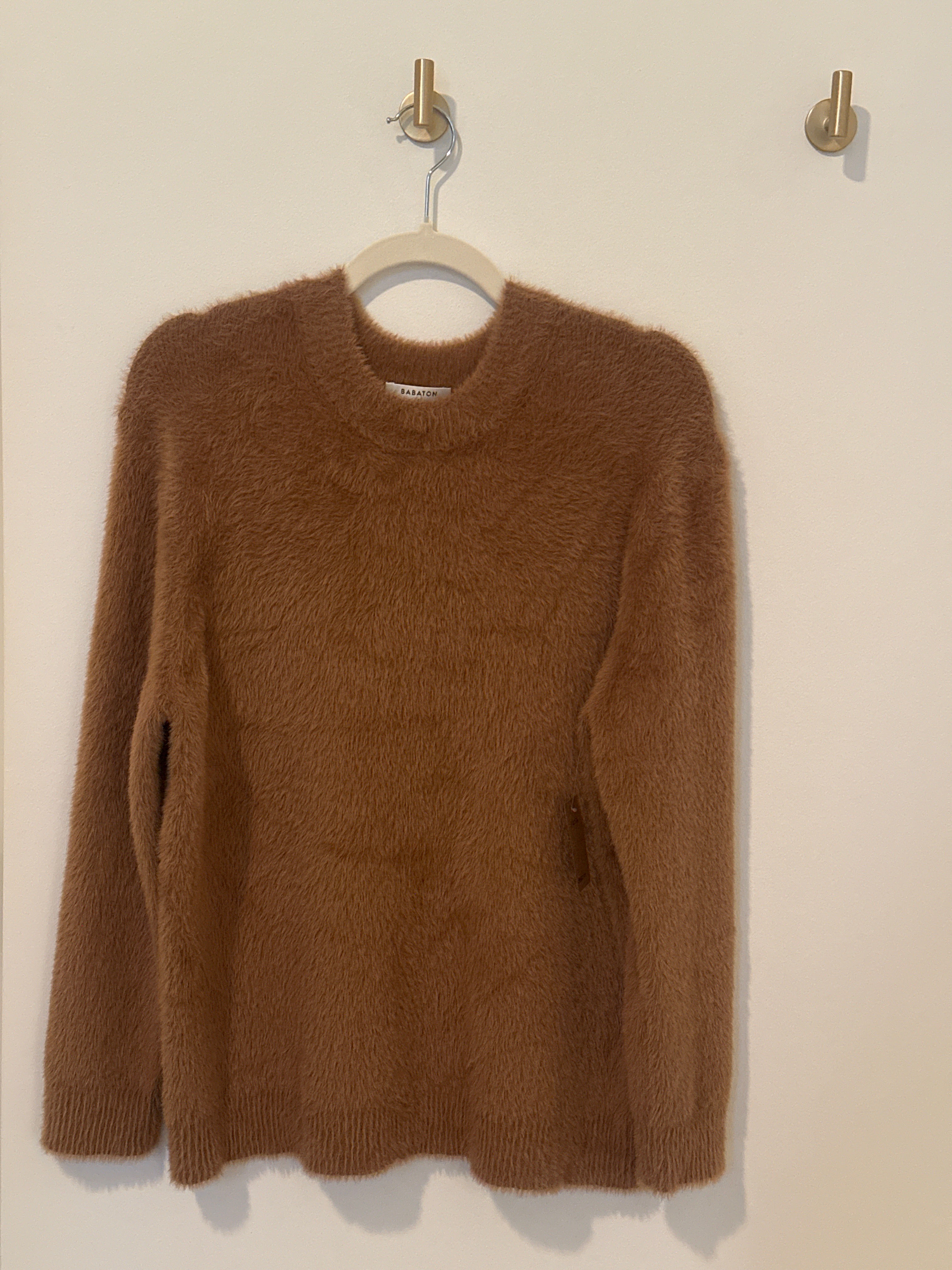 BABATON Long Sleeved Plush Over-sized Sweater