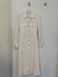 ZARA Floor Length Long Sleeved Shirt Dress
