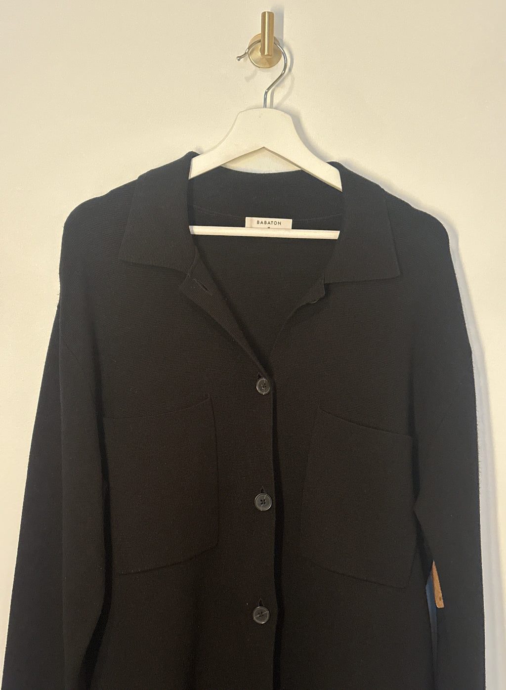 BABATON Long Shirt Shacket with Front Pockets Medium