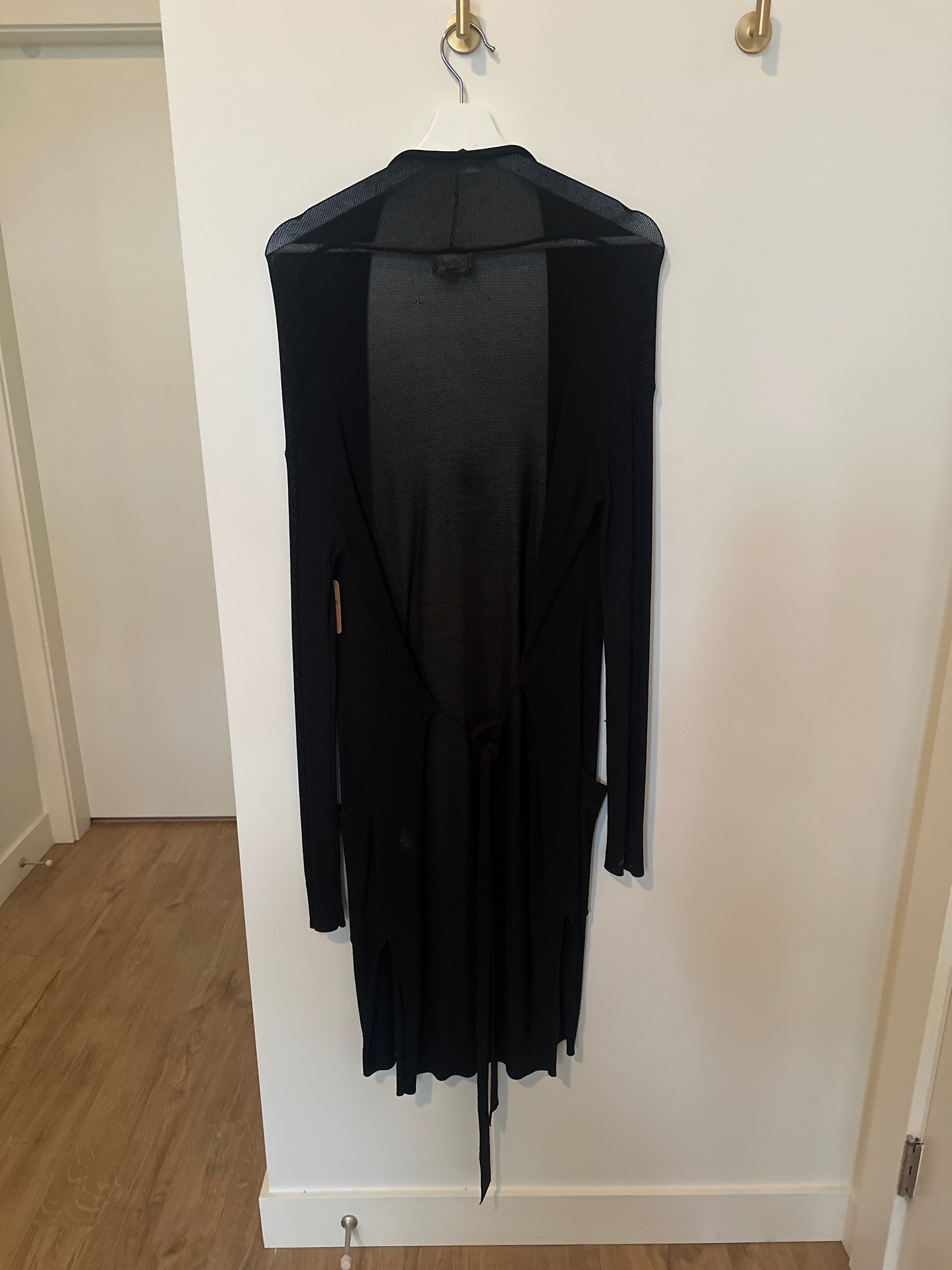 Wilfred Long Sleeve Black Skinny Knit Cardigan