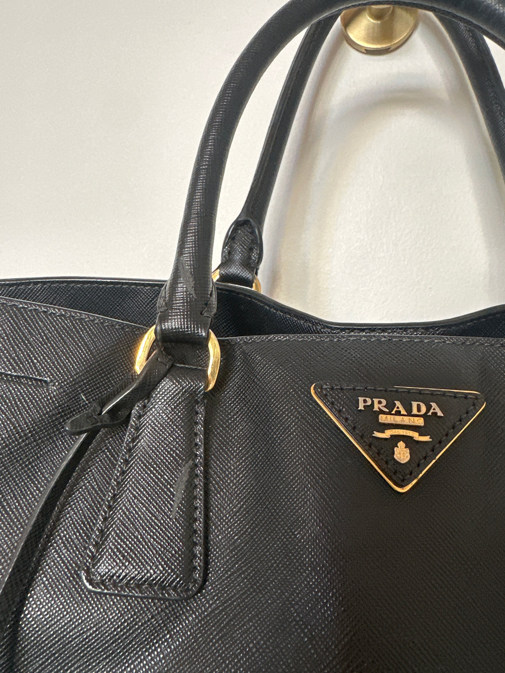 Prada Saffiano Leather Medium Tote Bag