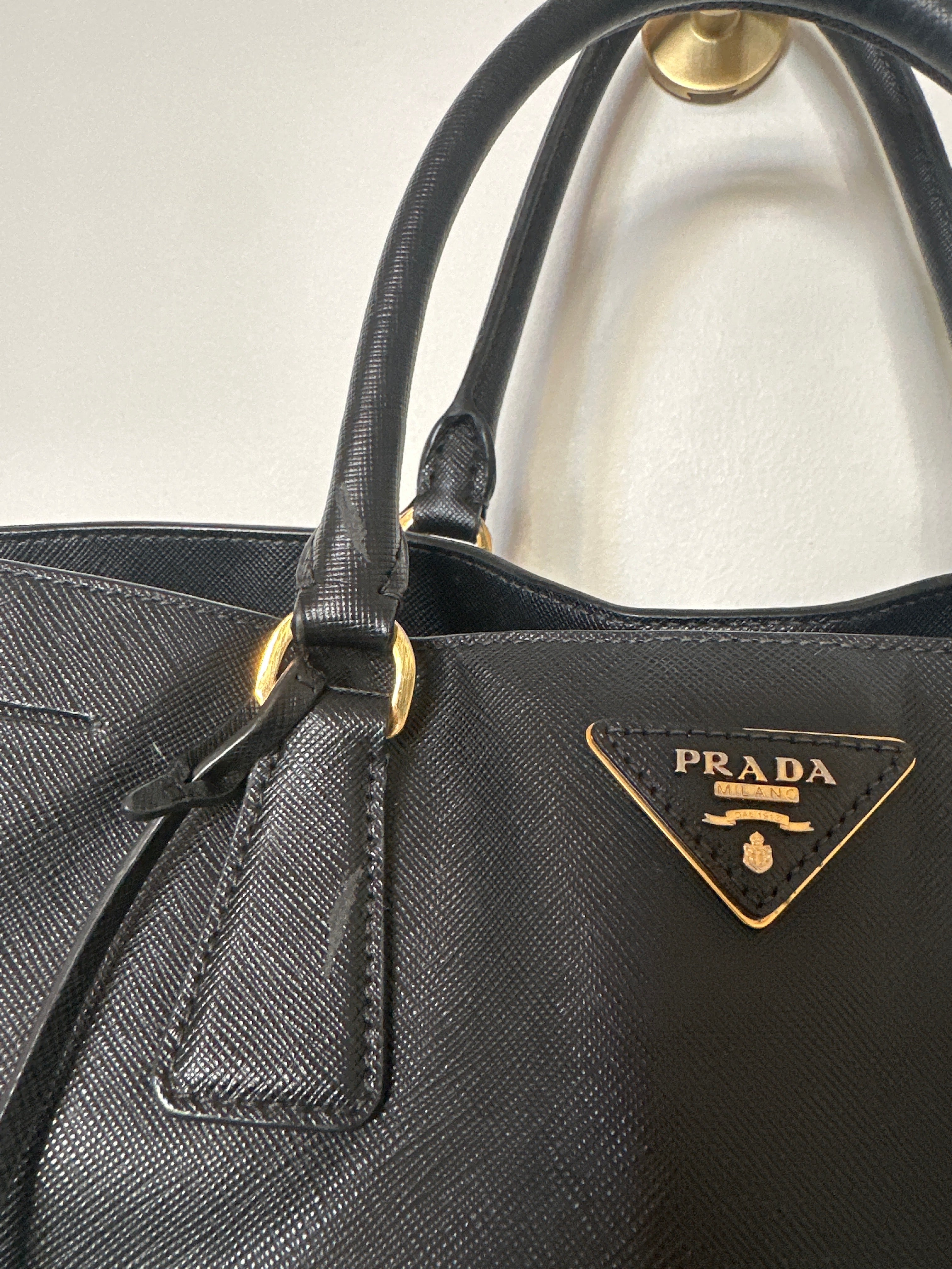 Prada Saffiano Leather Medium Tote Bag