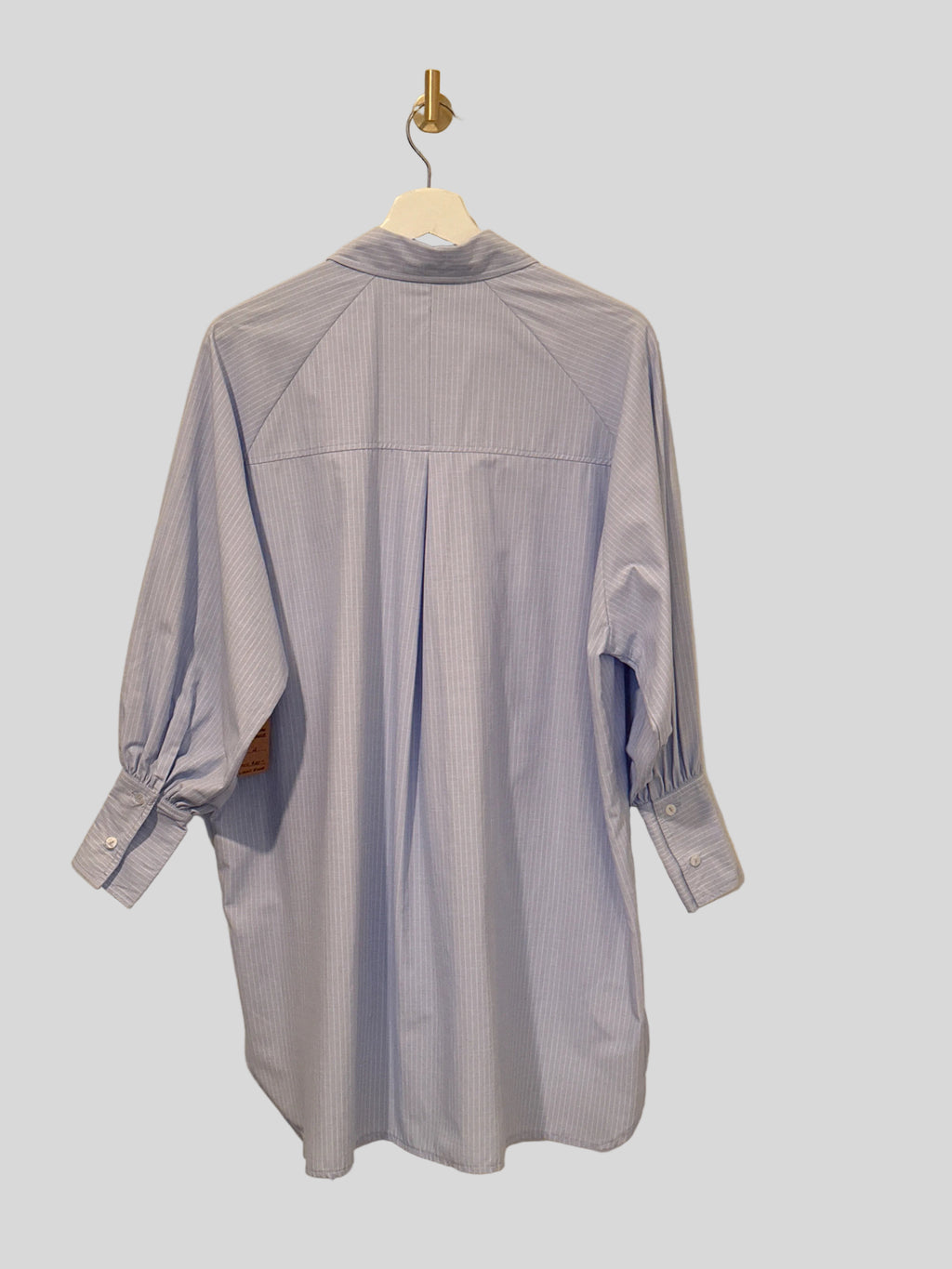 TOPSHOP Long Sleeve Oversized Shirt Tail Blouse