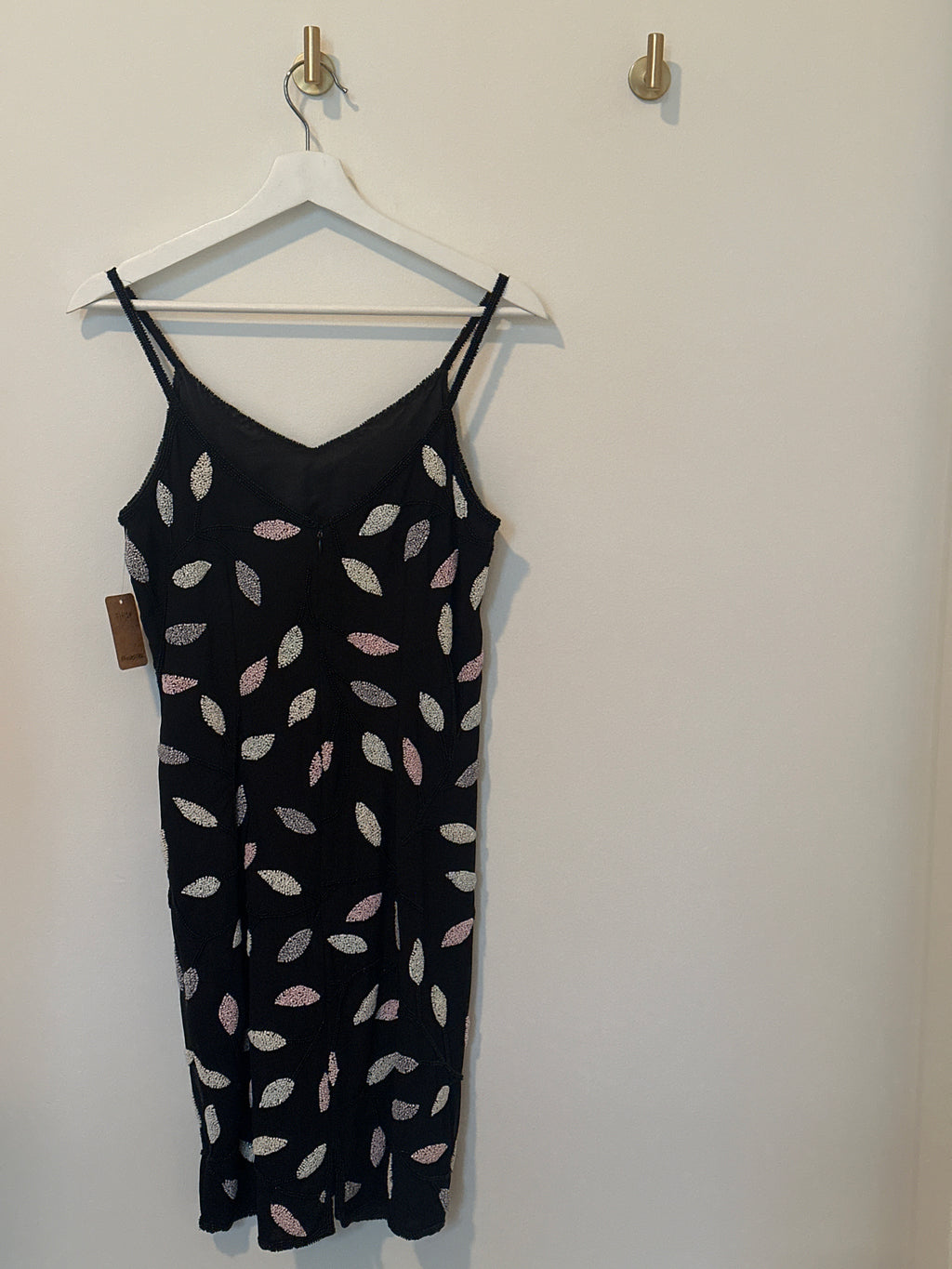 Fairweather Black Beaded Cocktail Dress