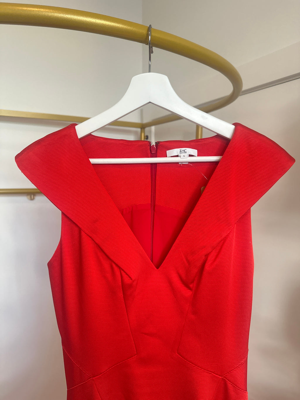 Zac Zac Posen Floor Length Mermaid Evening Gown 6