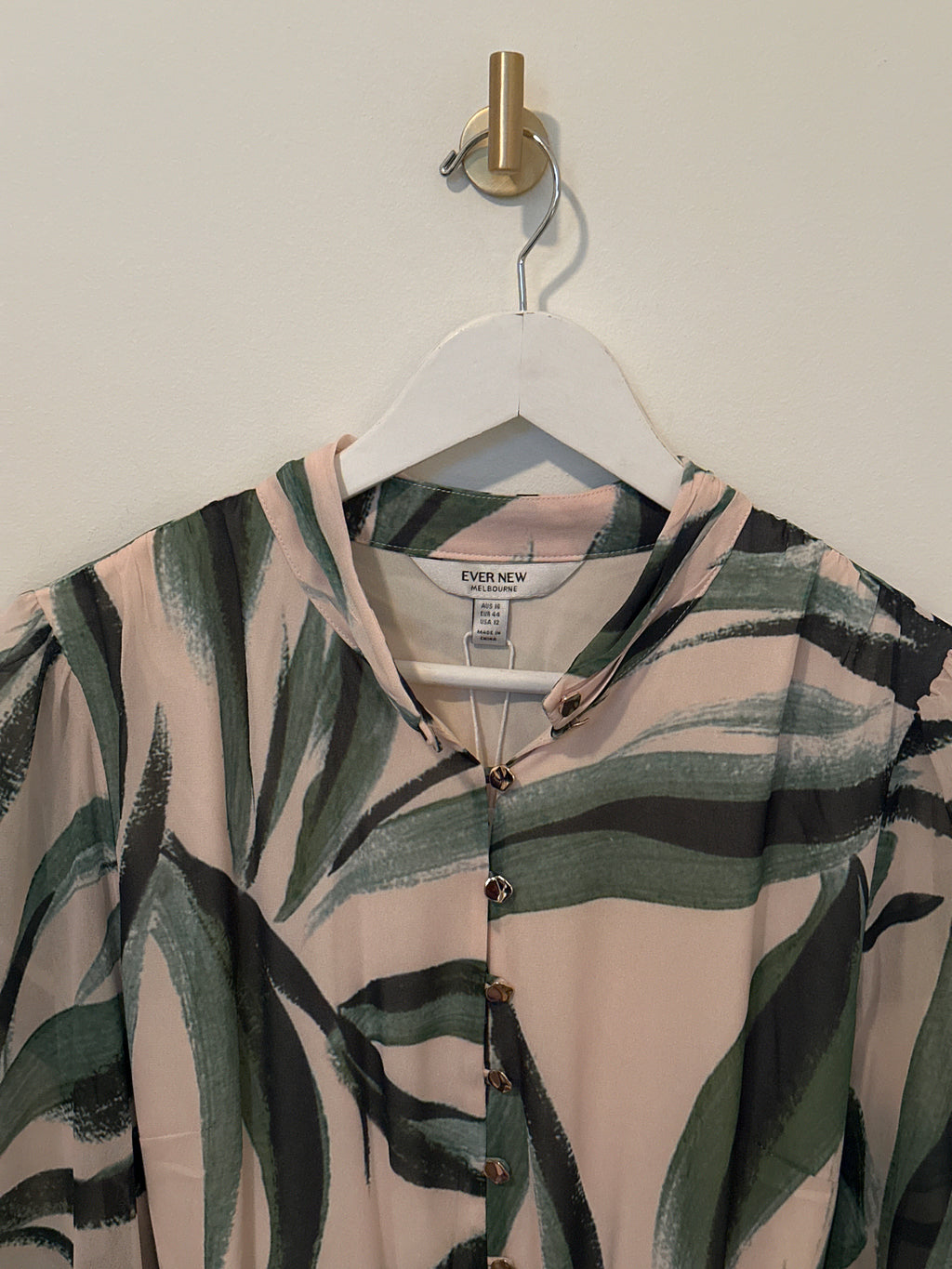 EVER NEW Accordion Pleat Long Sleeved Dress