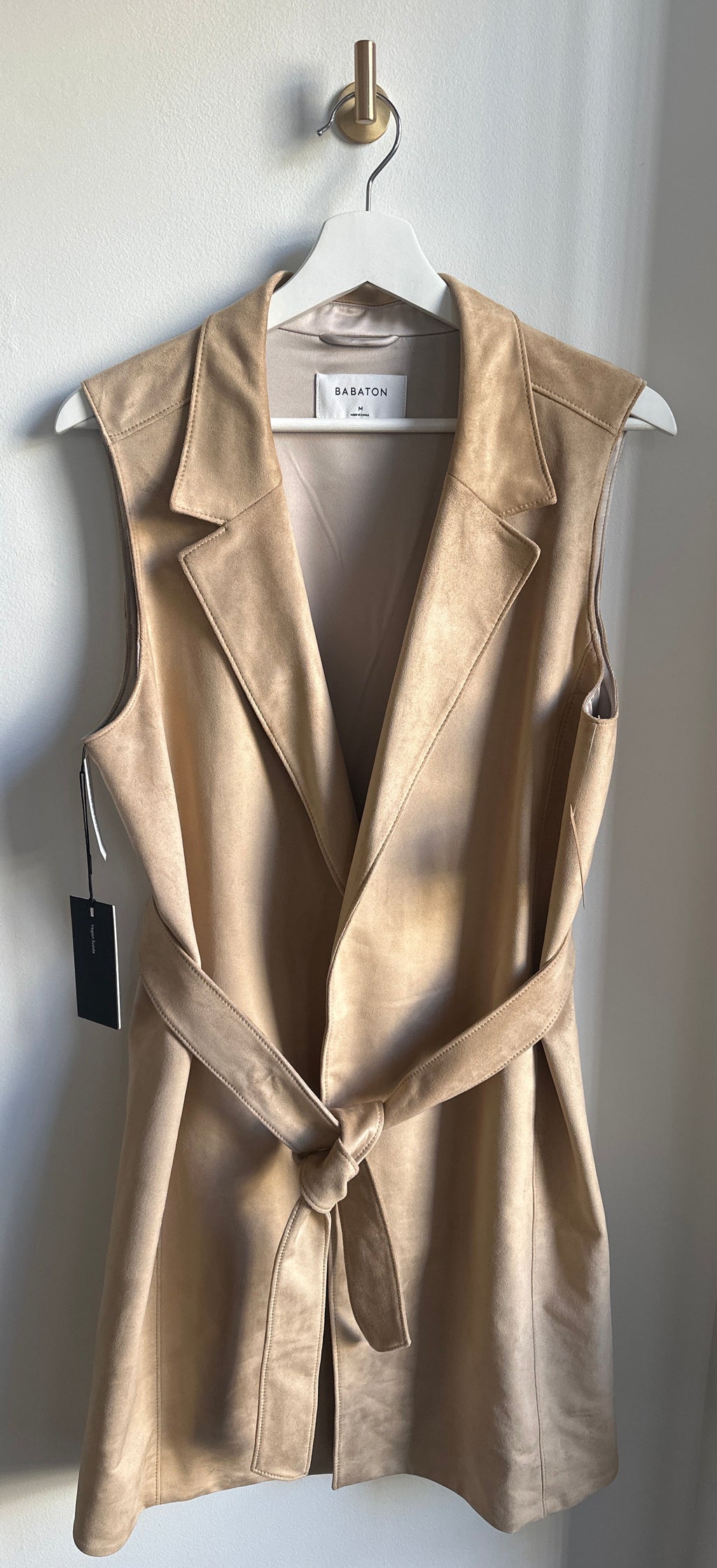 Babaton “Malley” Micro Suede Blazer Vest – Size M (BNWT)