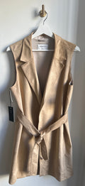 Babaton “Malley” Micro Suede Blazer Vest – Size M (BNWT)