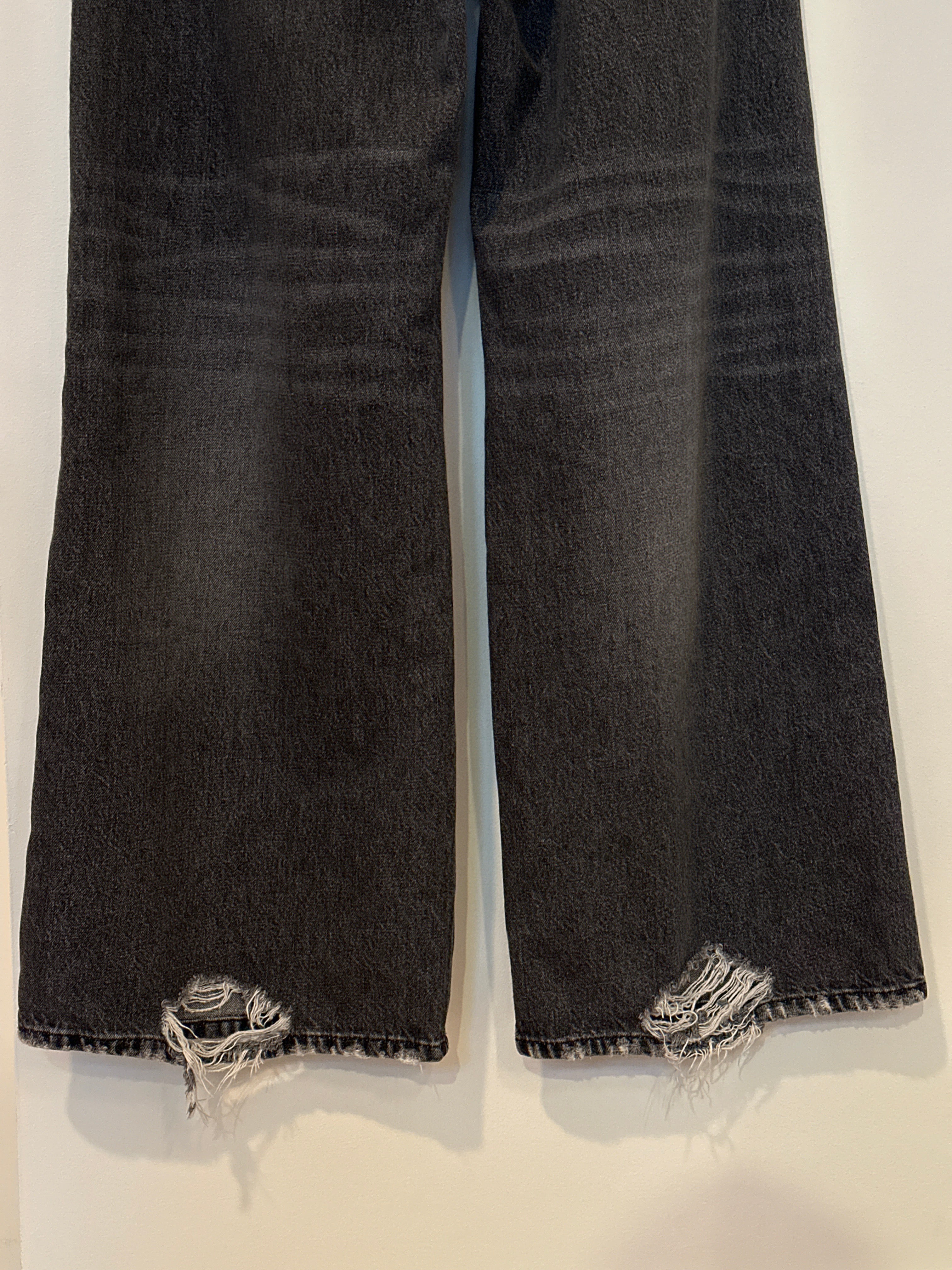 DIESEL Faded Black Wide Leg Baggy Jeans 28