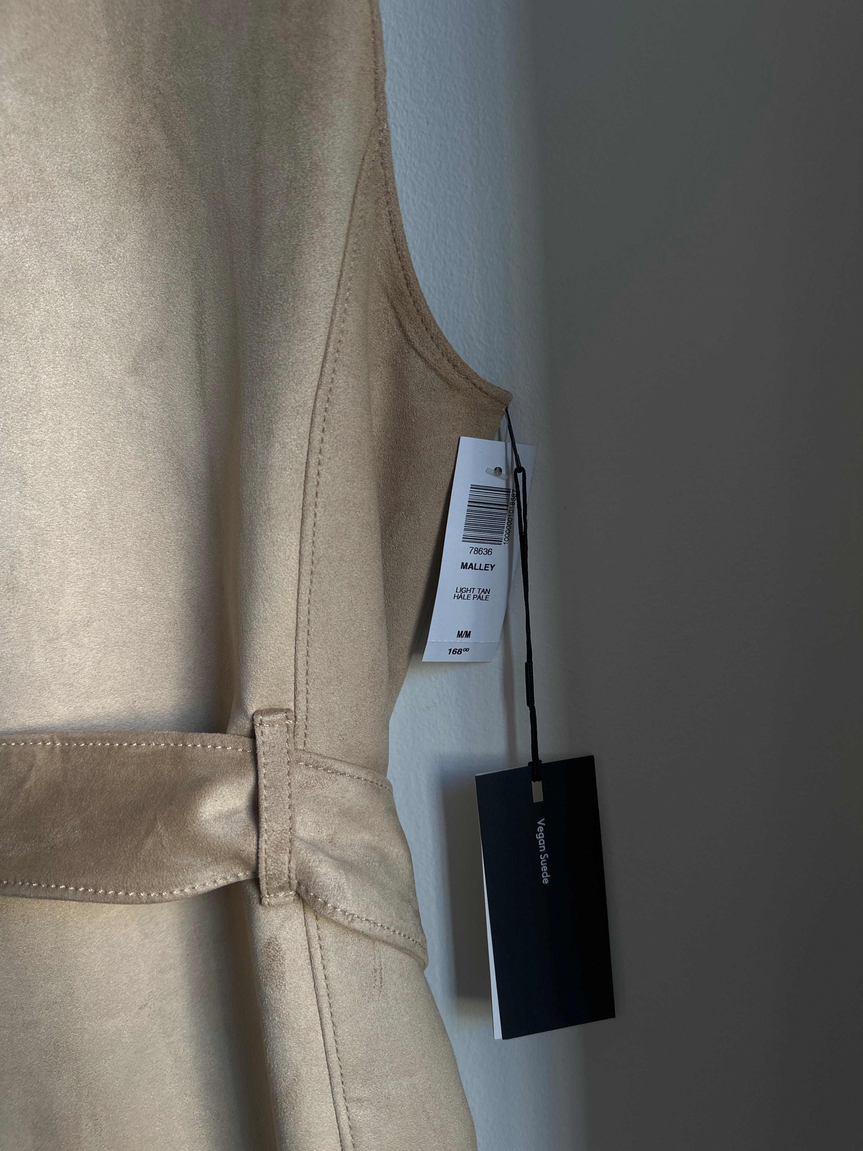 Babaton “Malley” Micro Suede Blazer Vest – Size M (BNWT)