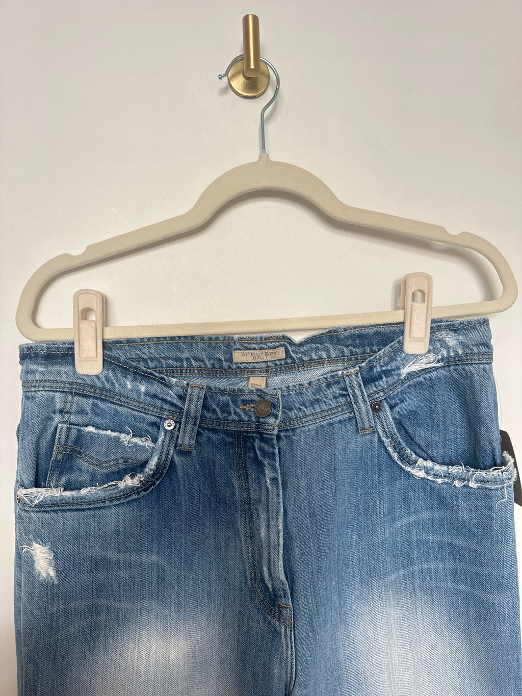 Burberry Brit Vintage Light Wash Bootcut Jeans – Size 32