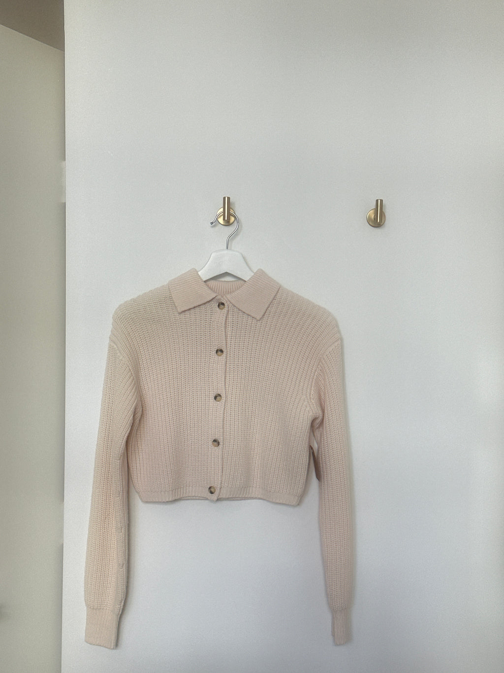 WILFRED "NEXT DOOR" POLO CARDI BUTTON UP SWEATER XS