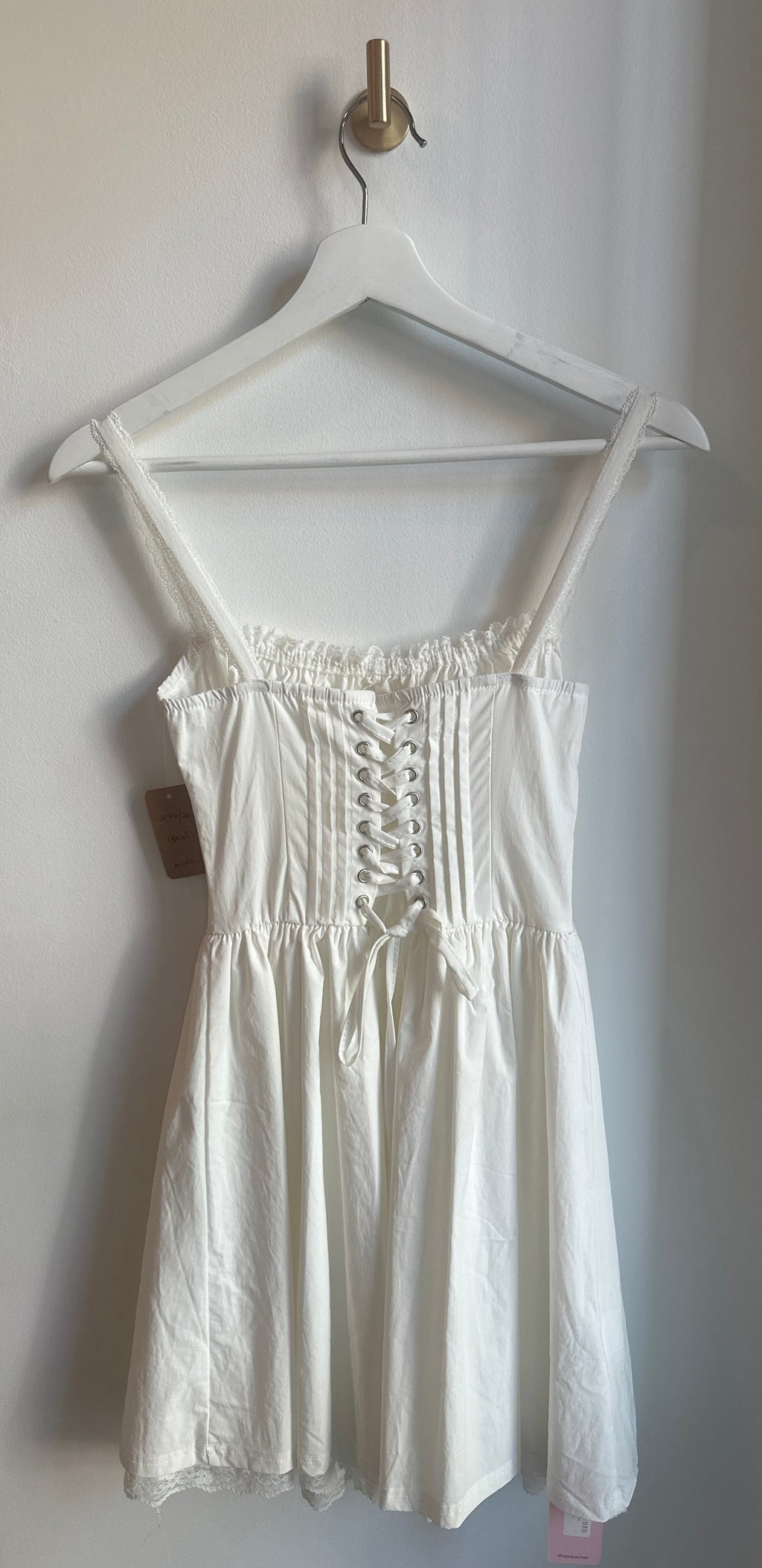 Micas Lace-Up Peasant Dress – Size M - BNWT