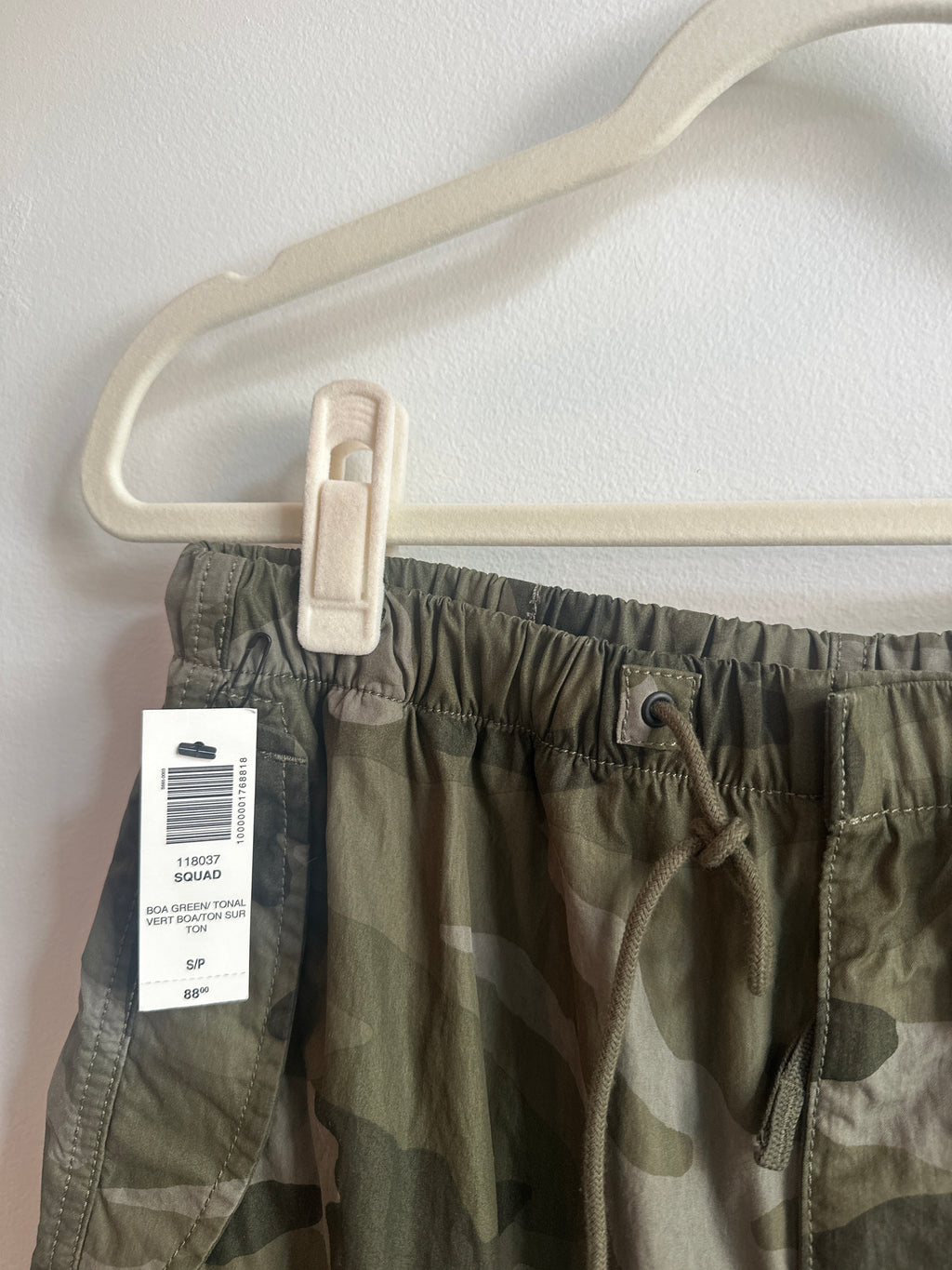 TNA (Aritzia) Camo Cargo Track Shorts – Size S (BNWT)
